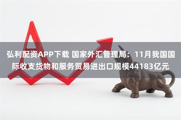 弘利配资APP下载 国家外汇管理局：11月我国国际收支货物和服务贸易进出口规模44183亿元